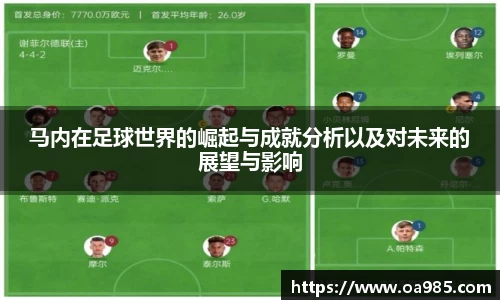 马内在足球世界的崛起与成就分析以及对未来的展望与影响